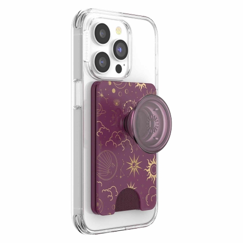 PopSockets PopWallet+ For MagSafe with Adapter | Celestial Mauve