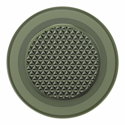 PopSockets PopGrip for MagSafe Round with Adapter Ring | Triangle Knurled Olive