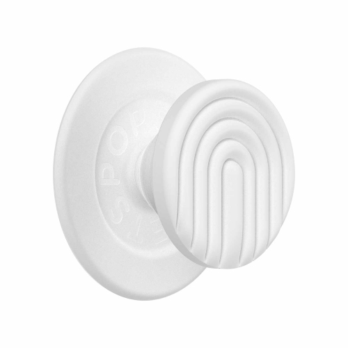 PopSockets PopGrip for MagSafe Round with Adapter Ring | Curves Coconut Creme