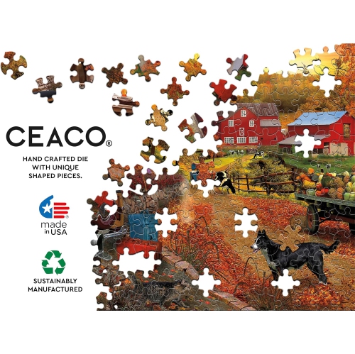 Ceaco - Ensemble de 4 en 1 - David Maclean - Casse-tête de 500 pièces