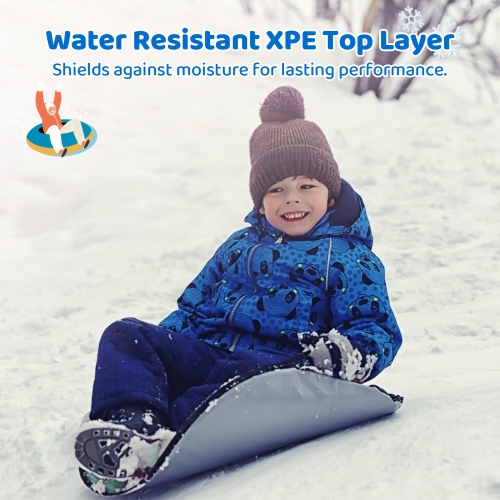 Wham-O Winter 26" Single Rider Snow Sled, Air Disc Sled with PE Foam Core Slick Bottom Comfortable Handles