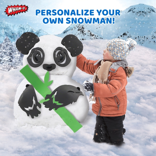 Wham-O Snowman DIY Craft Kit, Creative Snowman Decorating Kit for Kids - Panda / Mermaid