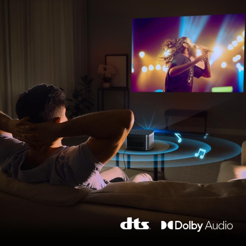 Open Box - XGIMI Horizon Native FHD Home Theatre Projector, 1080p, 4K Videos Ready with Speaker, Bluetooth/Wifi/, Smartphone, Auto Focus/Keystone,