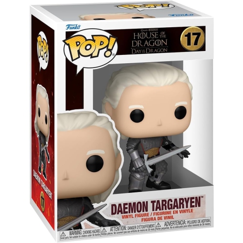 Pop Television House of The Dragon 3.75 Inch Action Figure - Daemon Targaryen #17