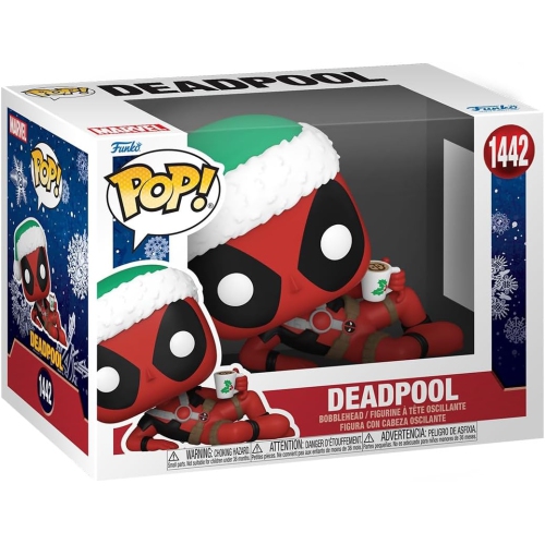 POP  Marvel Deadpool 3.75 Inch Action Figure - Holiday Deadpool #1442