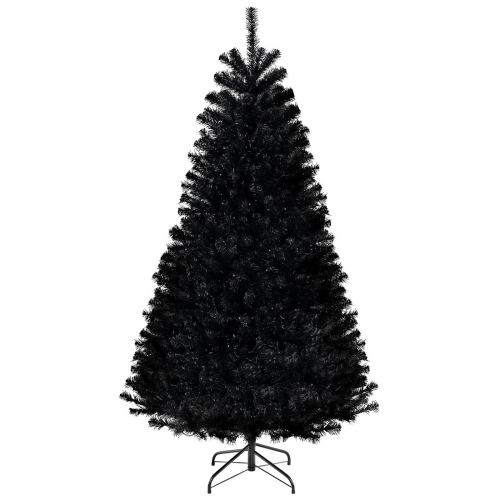 Costway 6 FT Halloween Tree Artificial Decoration Tree with 758 Branch Tips 6 Lighting Modes