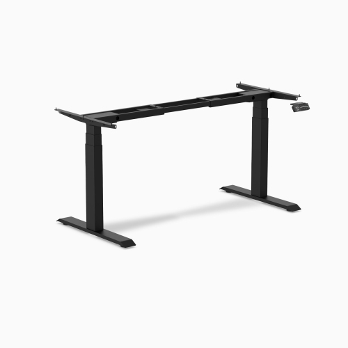 Desky Dual Sit-Stand Desk Frame – Space Grey, Dual-Motor, 23.6"–49.2" Lift, 308 lb Capacity