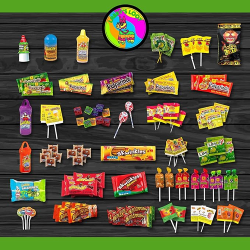 Mexican Candy Super Variety Pack by Larry's Loot | Packed with More of The Good Stuff | 100 Pieces