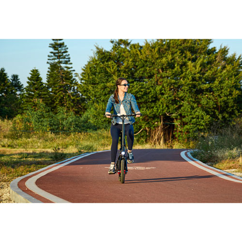 GoPowerBike GoBlitz Foldable Electric City Bike- Black