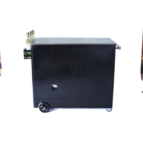 Grand chariot de bar/centre de préparation extérieur Mont Alpi - Acier inoxydable