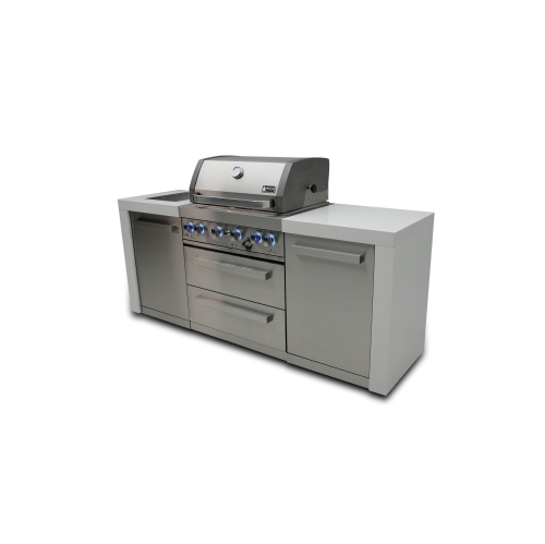 Îlot de luxe Mont Alpi 400 - Acier inoxydable de qualité marine