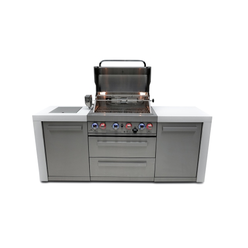 Îlot de luxe Mont Alpi 400 - Acier inoxydable de qualité marine