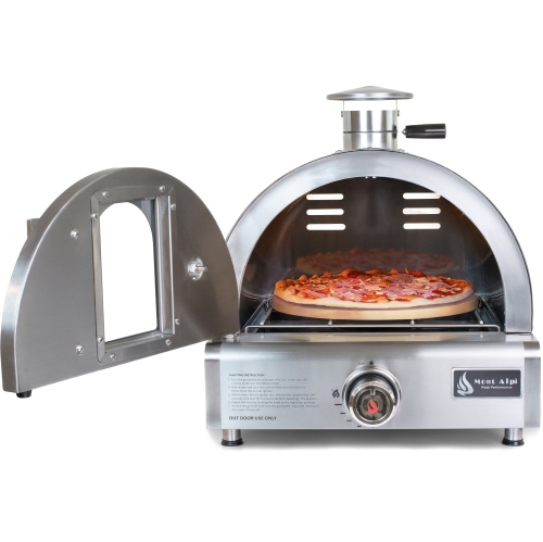 Mont Alpi Portable Pizza Oven - Stainless Steel - Stainless Steel