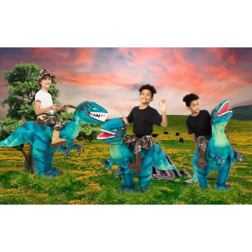 Inflatable Dinosaur Costume for Kids – Blow Up Halloween Dinosaur Costume, Fun Inflatable Outfit for Parties
