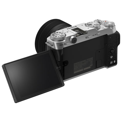 Fujifilm X-M5 Mirrorless Camera with XC 15-45mm OIS PZ Lens Kit - Silver