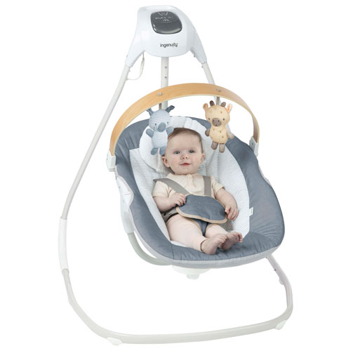 Ingenuity SimpleComfort Compact Soothing Swing - Chambray