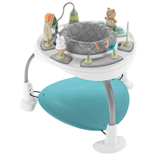 Ingenuity Spring & Sprout 2-in-1 Activity Jumper & Table - Forest