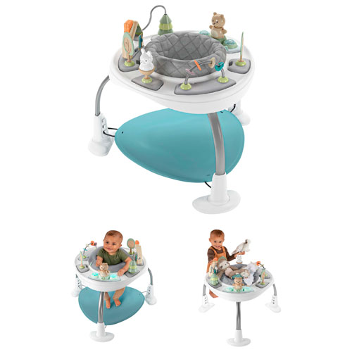 Ingenuity Spring & Sprout 2-in-1 Activity Jumper & Table - Forest