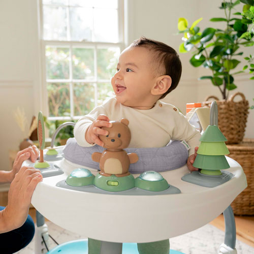 Ingenuity Spring & Sprout 2-in-1 Activity Jumper & Table - Forest