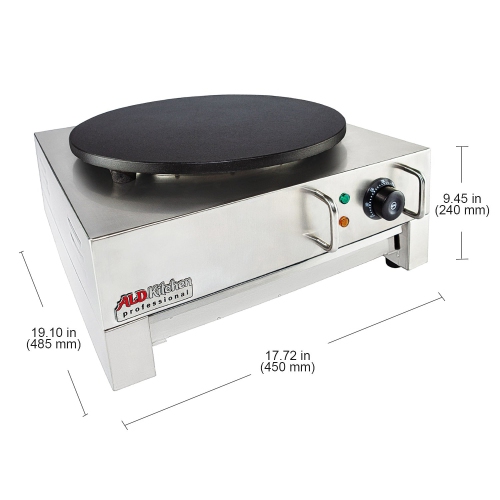 AP-583 Crepe Maker Commercial | Electric Pancake Machine | Nonstick | 110V