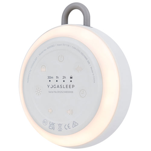 Appareil sonore de voyage Hushh 2 de Yogasleep - Blanc