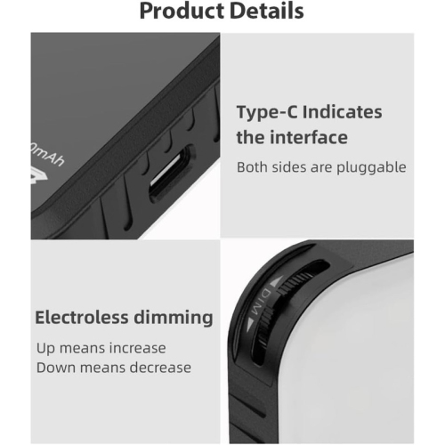 Magnetic Pocket RGB Video Fill Light 2500K-9000K Dimmable 20 Lighting Effects Video Conference Light