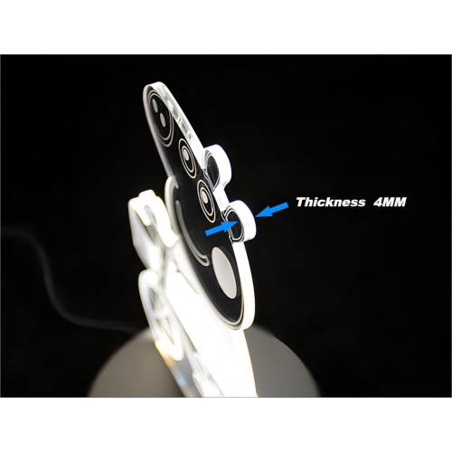 3D holographic fantasy children's night light, 7 colors. This night light is touch sensitive and can be powered by USB