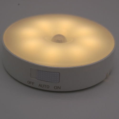 Motion sensor night light, USB charging path night light, 8 LED motion detection warm light stick, suitable