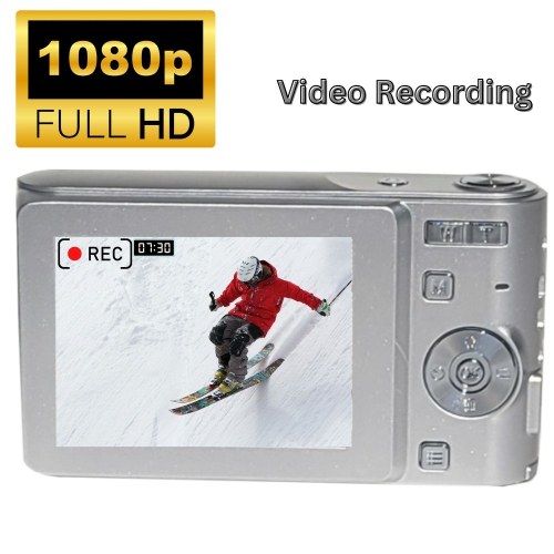 Compact HD Digital Camera 50MP 16X Zoom HD 1080P Point and Shoot Camera 32GB Memory Card, Fun Camera for Boys Girls Kids Students Beginners Birthday