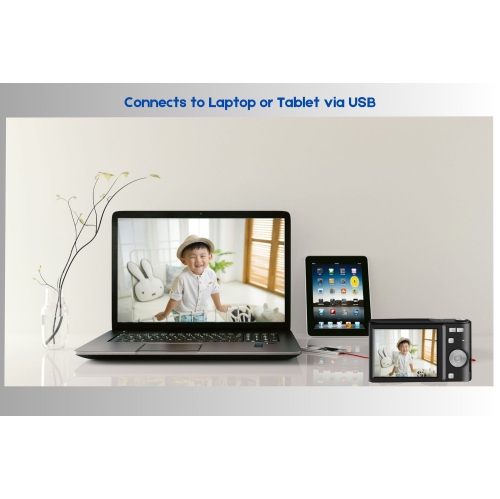 Appareil photo numérique HD compact 50&nbsp;Mpx 16X Zoom HD 1080p Appareil photo automatique 32&nbsp;Go, Caméra amusante pour filles Enfants