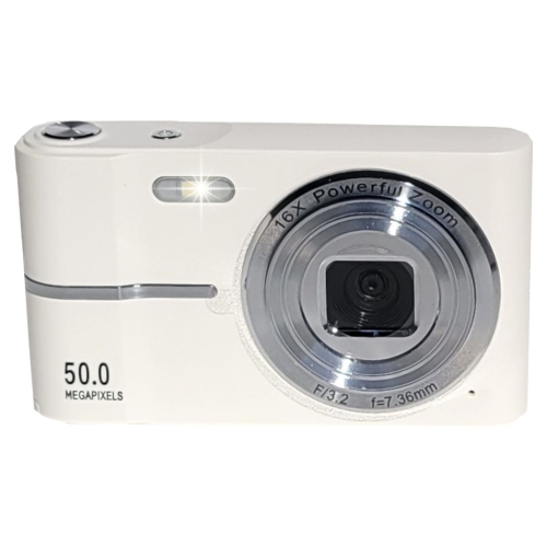 MAKATA Compact HD Digital Camera 50MP 16X Zoom HD 1080P Point and Shoot Camera 32GB Memory Card, Fun Camera for Boys Girls Kids Students Beginners