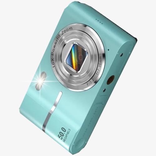 MAKATA Compact HD Digital Camera 50MP 16X Zoom HD 1080P Point and Shoot Camera 32GB Memory Card, Fun Camera for Boys Girls Kids Students Beginners