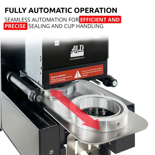 Machine à sceller entièrement automatique A-WJCS01 pour moules à bobine | Qualité commerciale | Jusqu'à 650&nbsp;tasses par heure | Pour