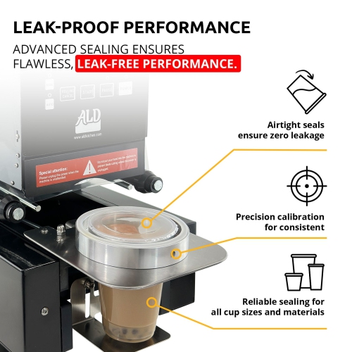 Machine à sceller entièrement automatique A-WJCS01 pour moules à bobine | Qualité commerciale | Jusqu'à 650&nbsp;tasses par heure | Pour