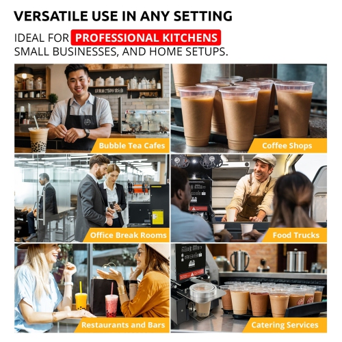 Machine à sceller entièrement automatique A-WJCS01 pour moules à bobine | Qualité commerciale | Jusqu'à 650&nbsp;tasses par heure | Pour