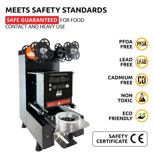 Machine à sceller entièrement automatique A-WJCS01 pour moules à bobine | Qualité commerciale | Jusqu'à 650&nbsp;tasses par heure | Pour