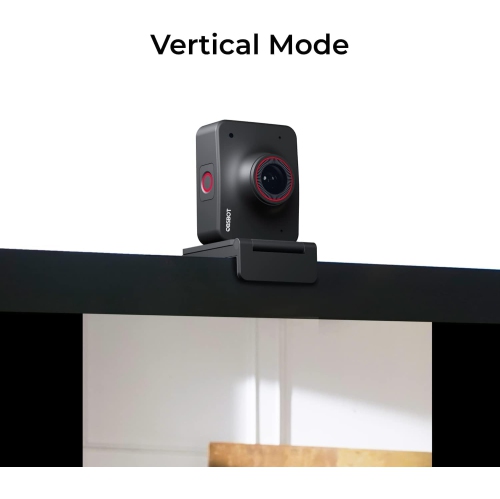 OBSBOT Meet AI-Powered Webcam 4K, AI Framing & Autofocus, Webcam with Background Bokeh, 60 FPS, HDR Low-Light Correction, Microphone Noise Reduction,