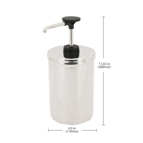 AP-314S Electric Sauce Dispenser | Double-Head Topping Warmer | Sauce Dispenser | Commercial Use | 110V