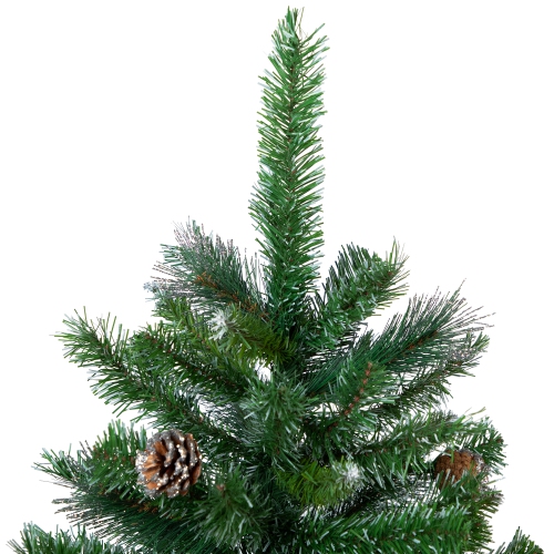 Full Two-Tone Buckeye Glittered Pine Artificial Christmas Tree - 12' - Unlit