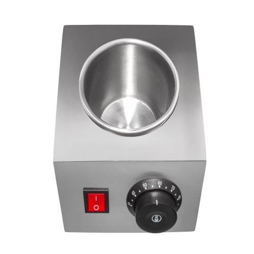 AP-310S Sauce Dispenser Commercial | Electric Sauce Heater | 1-Head Sauce Warmer | Stainless Steel | 110V