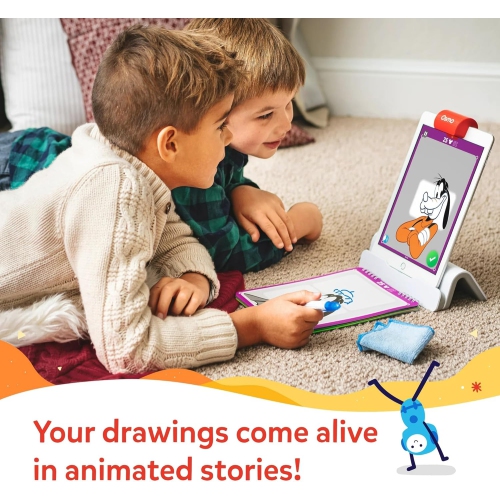 Osmo - Super Studio Disney Mickey Mouse & Friends - Ages 5-11 - Learn to Draw - For iPad Educational Learning Games - STEM Toy Gifts Boy & Girl-Ages