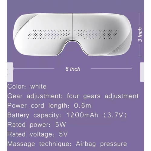 Découvrez Ultimate Eye Relief Smart Steam Eye Massager Pro - Massage électrique des yeux avec traitement par compression chaud/froid