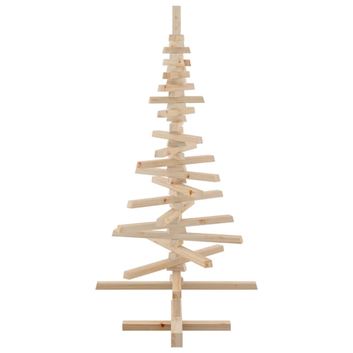 Arbre de Noël en bois pour décoration 120&nbsp;cm de VidaXL
