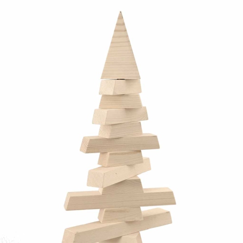 Arbre de Noël en bois pour décoration 120&nbsp;cm de VidaXL