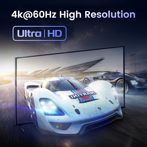 4K@60Hz HDMI Switch Splitter 2 in 4 Out with Remote, avedio Links 2x4 HDMI Splitter Switcher 4K with SPDIF & 3.5mm Audio, Support 4K, 3D, 1080p,