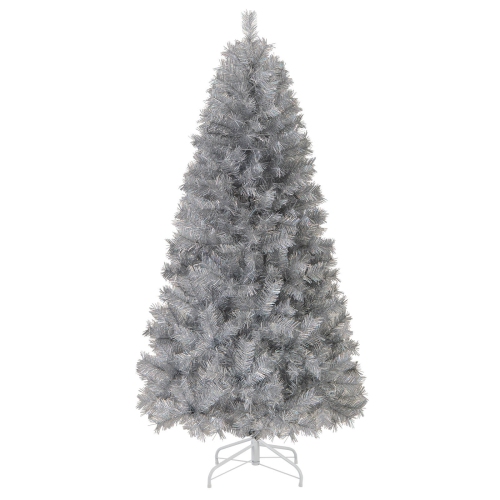 Costway 6 FT Christmas Tree Artificial Xmas Tree with 553 Branch Tips 230 LED Lights