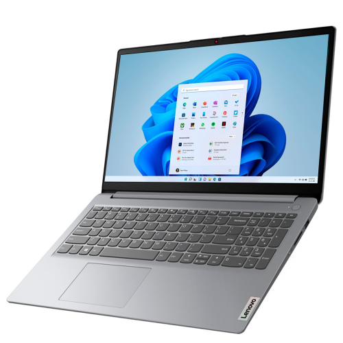 Portable tactile HD intégrale 15,6 po Ideapad 1i Lenovo - Gris - Station d'accueil 128 Go