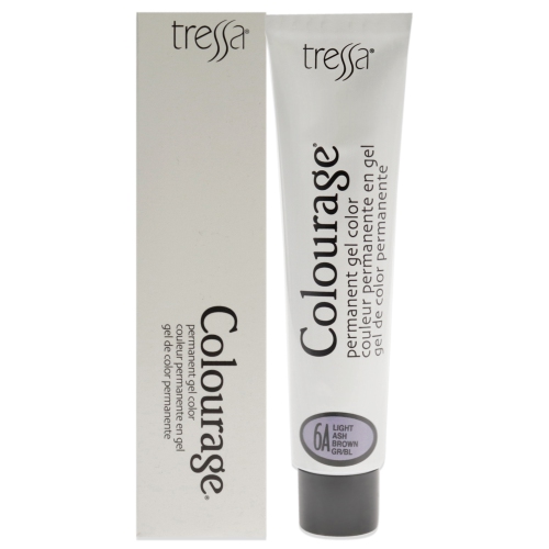 Colorant en gel permanent - 6&nbsp;A Frêne brun clair par Tressa unisexe - Colorant capillaire 2&nbsp;oz