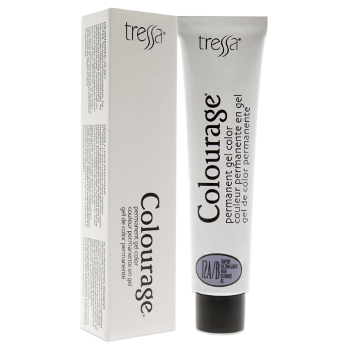 Colorant en gel permanent - 12AB blond en frêne ultraléger de Tressa pour unisexe - Colorant capillaire 2&nbsp;oz