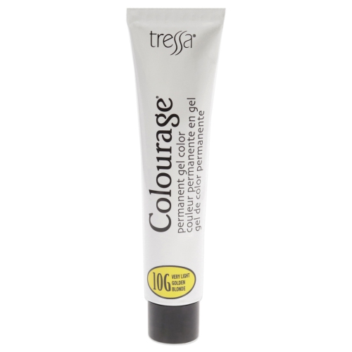 Colourage Permanent Gel Color - 10G Very Light Golden Blonde by Tressa for Unisex - 2 oz Hair Color